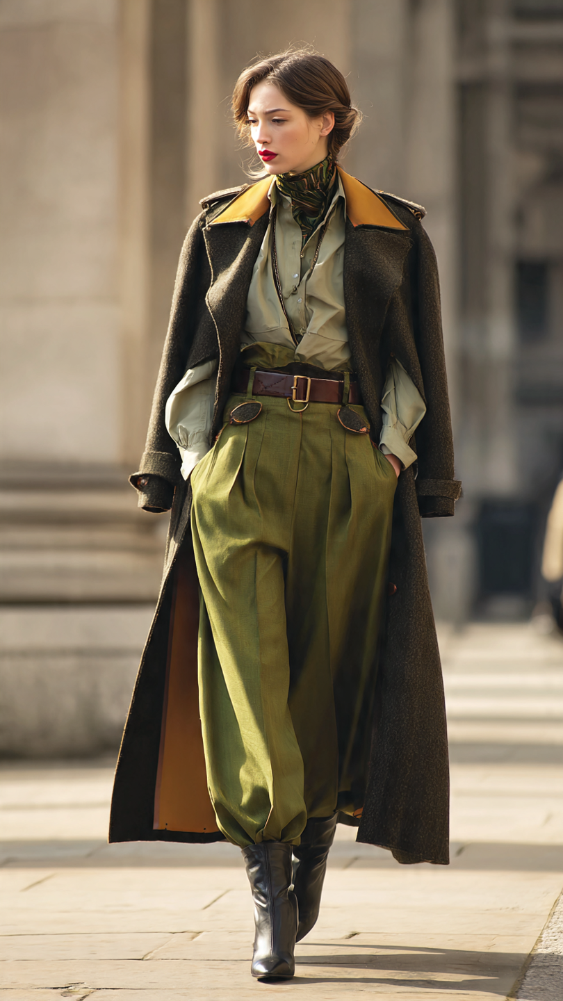 1980s-Vintage-Inspired-Long-trench-coat