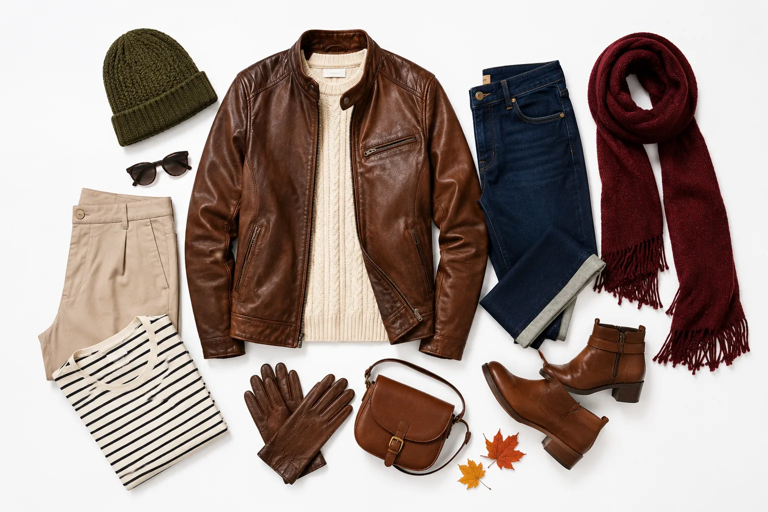 Autumn-Leather-Jacket-Outfit-Flat-Lay