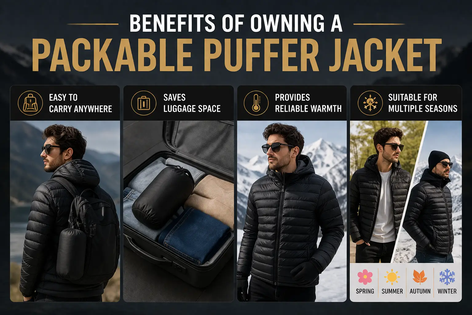 Benefits of the packable puffer jacket