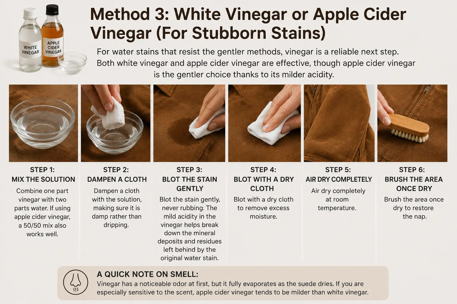 Cleaning-suede-with-vinegar-guide