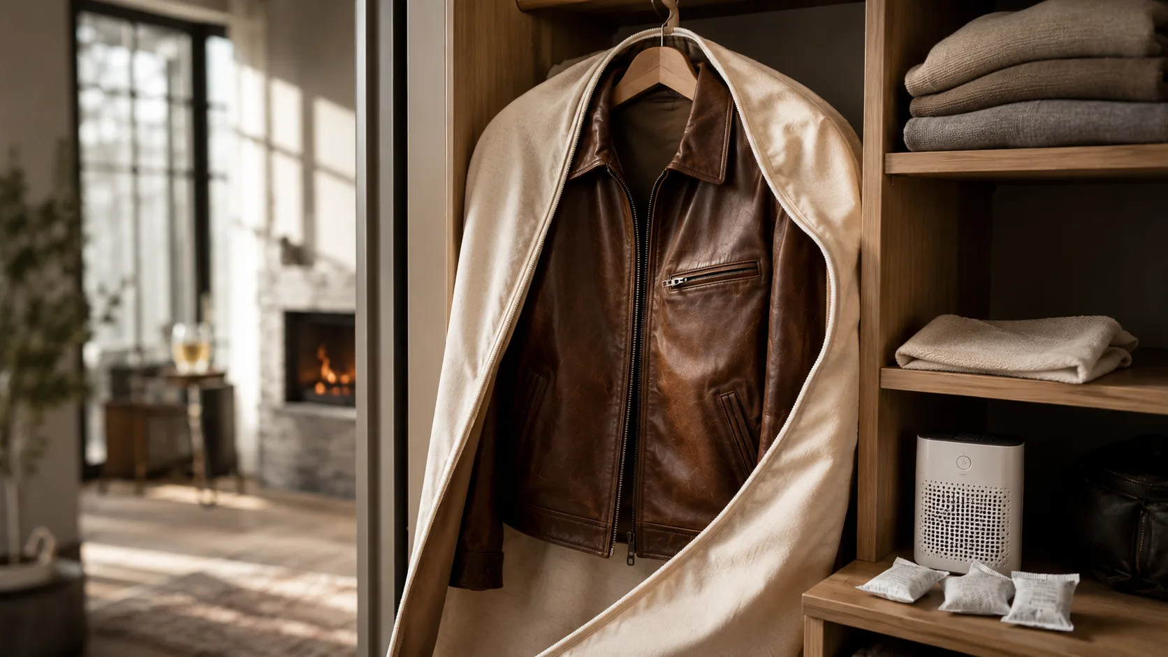 Once your jacket is clean, proper storage and maintenance will keep it that way.