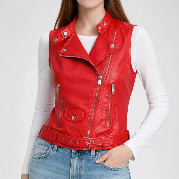 GLIDE Red Vest for Women