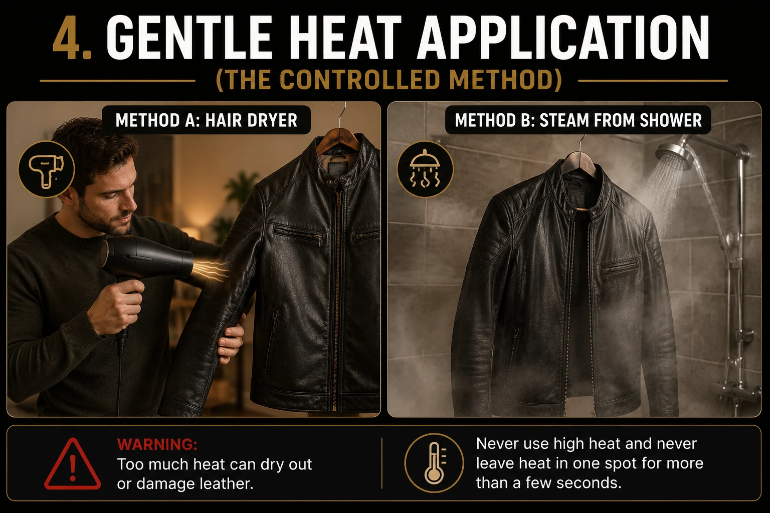 leather-jacket-Gentle-Heat-Application-Guide