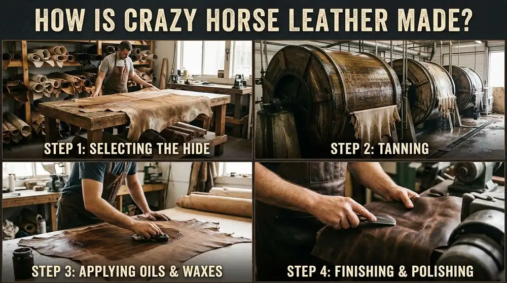 How-Is-Crazy-Horse-Leather-Made-4-steps