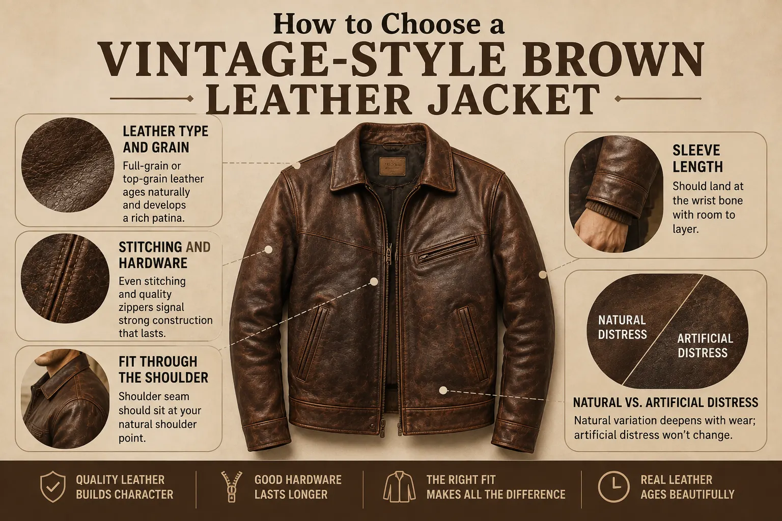 How-to-Choose-a-Vintage-Style-Brown-Leather-Jacket