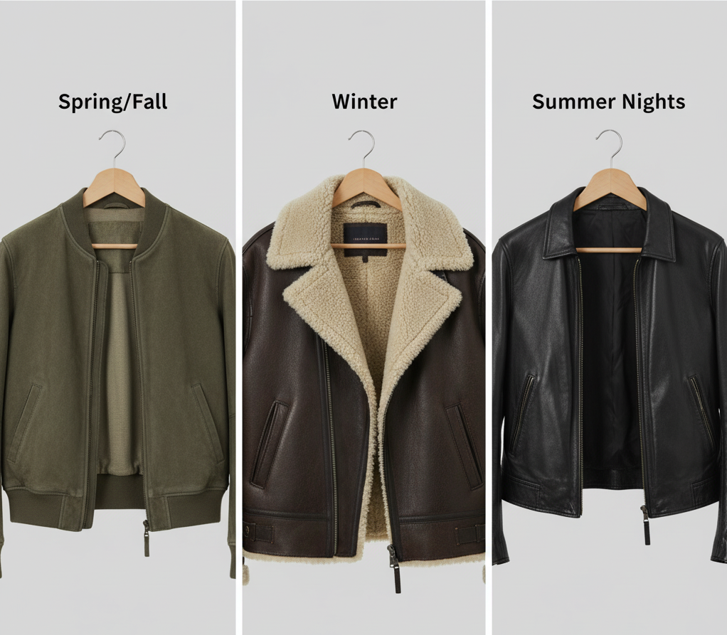 Leather jackets for all seasons