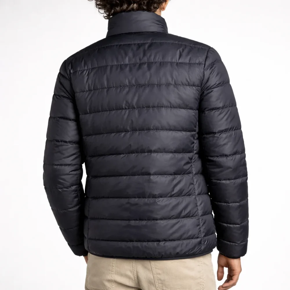 NITRO Black Puffer Jacket For Men