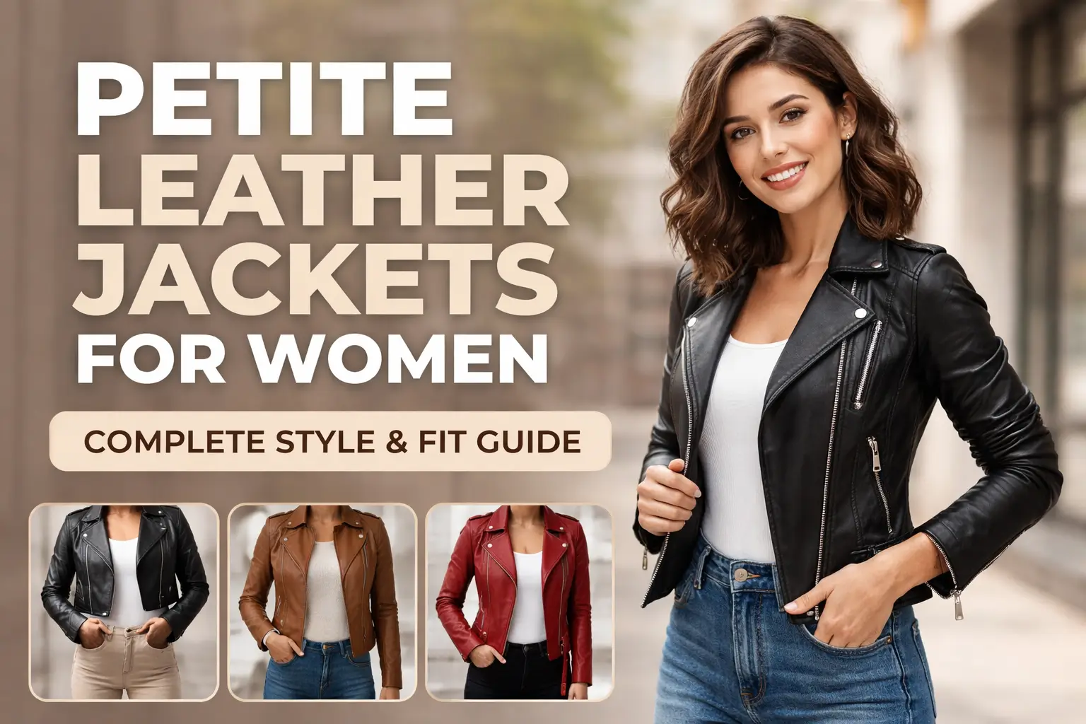 leather jacket for petite frame