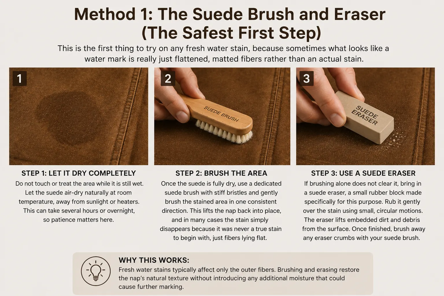 Suede-cleaning-guide-brush-and-eraser-method