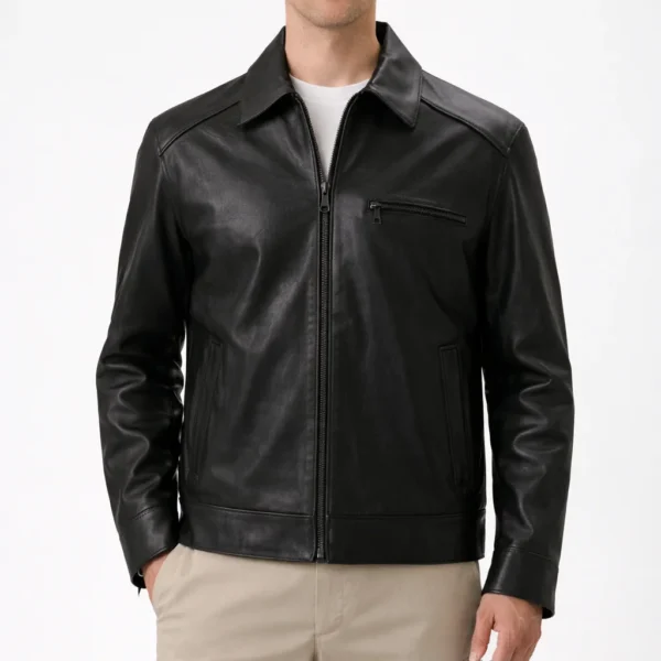ULTIMATE Black Leather Jacket For Men