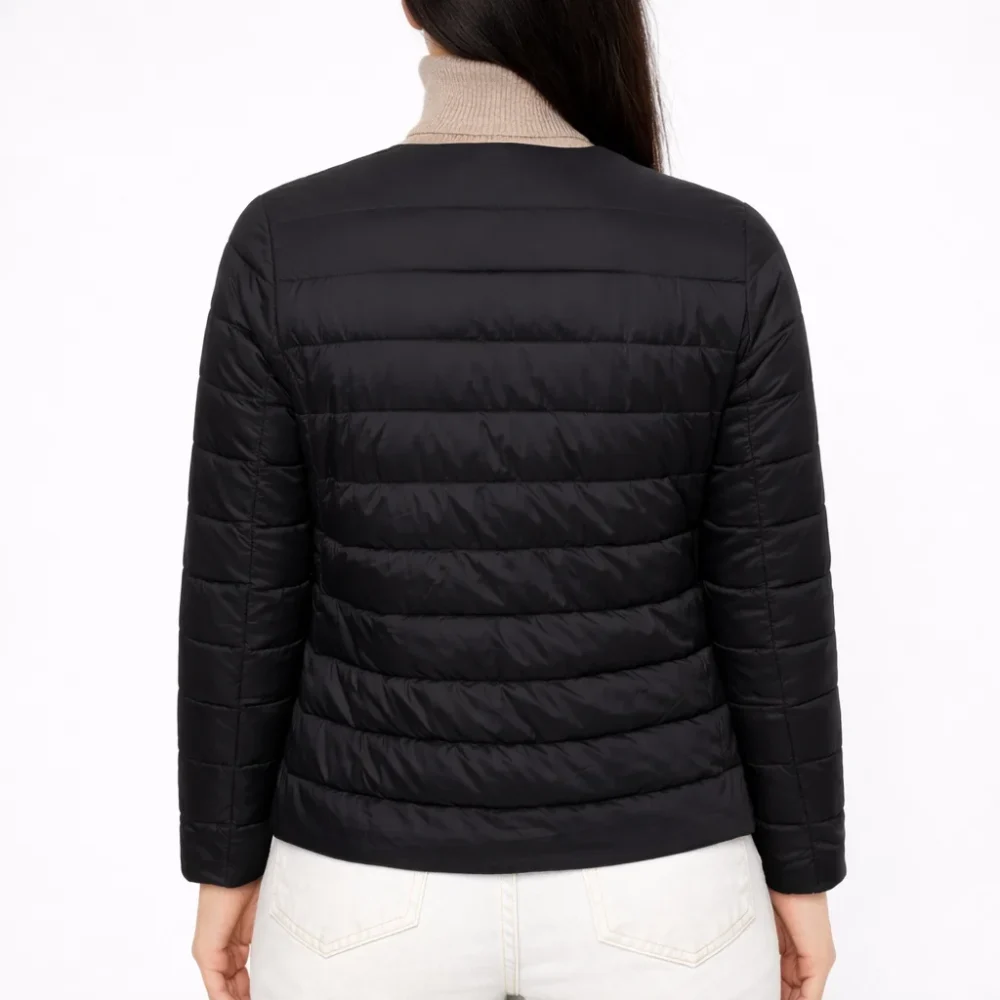 VIVA Black Puffer Jacket for Women