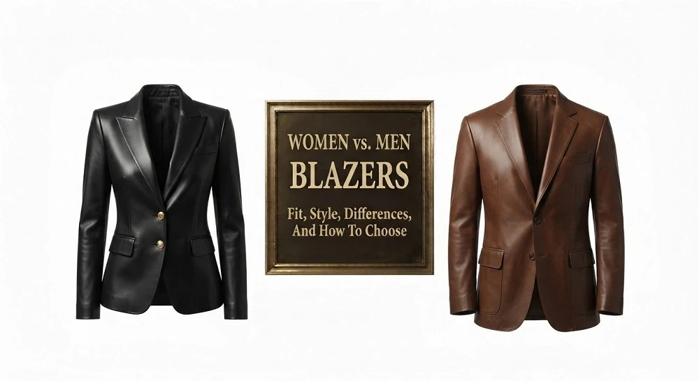 Women-Leather-Blazer-vs.-Men-Leather-Blazer