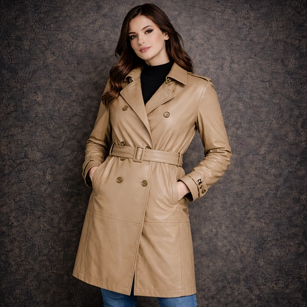 leather trench coats