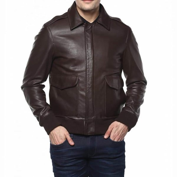 Legend Brown Men Leather Jacket