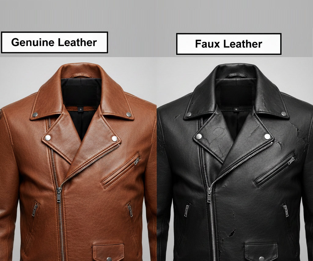 real leather vs faux leather