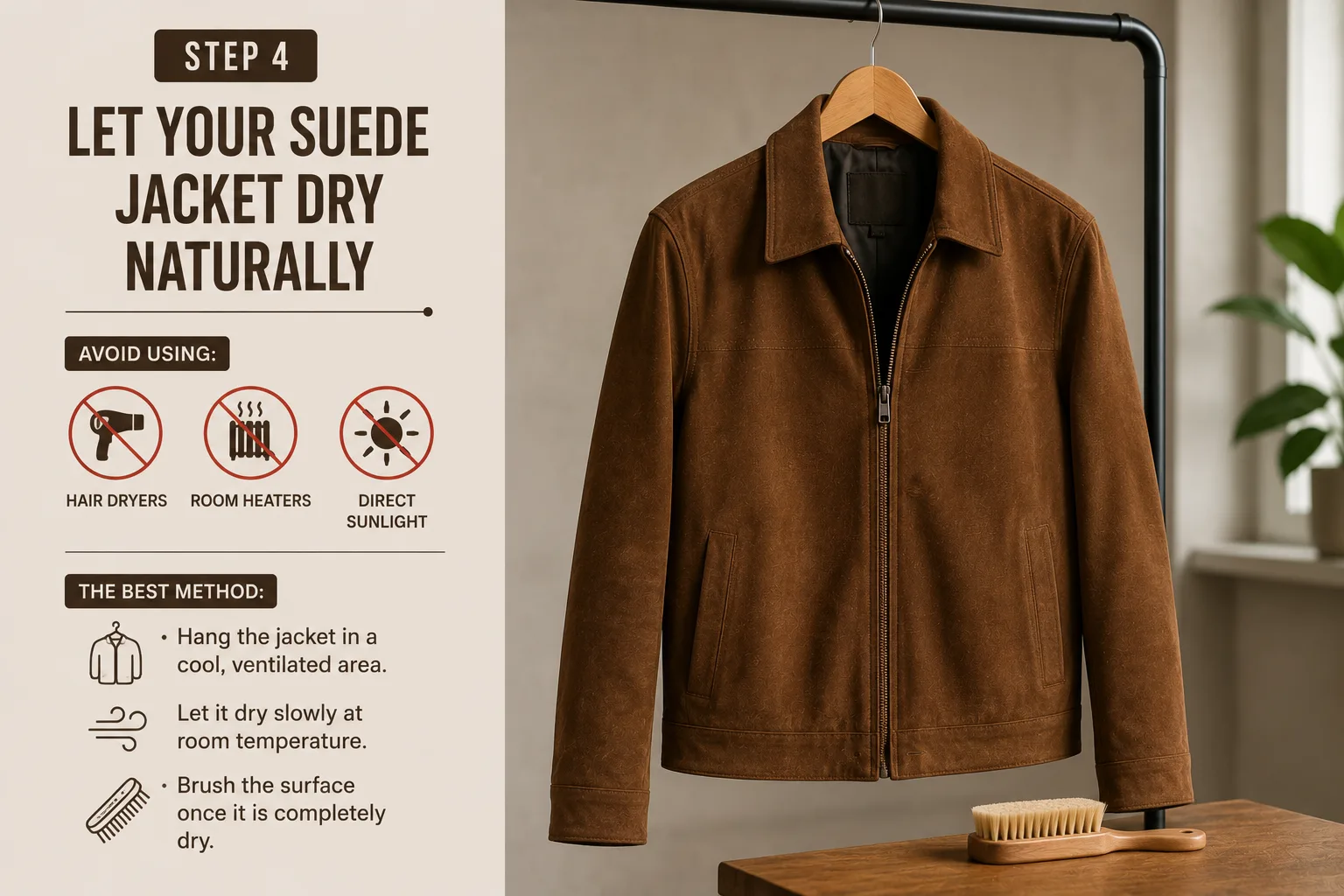 Suede-Jacket-Drying-Care-Guide