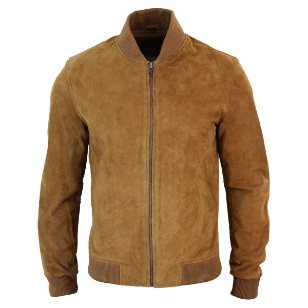 RECON Brown Leather Jacket For Men